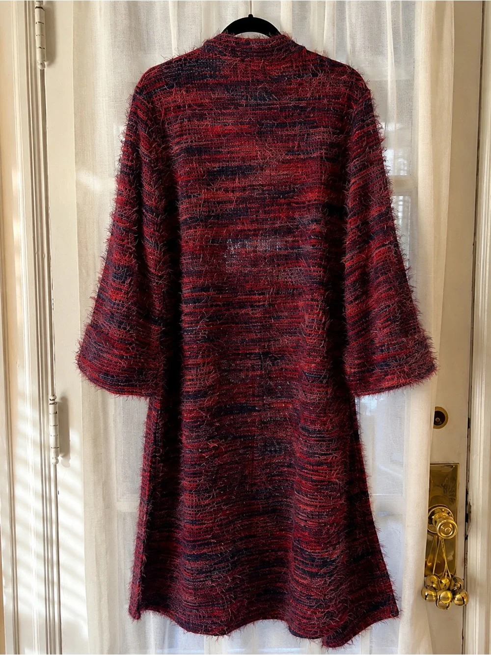 BAND OF THE FREE Sunset Boulevard Eyelash Sweater Duster Size M | NWT